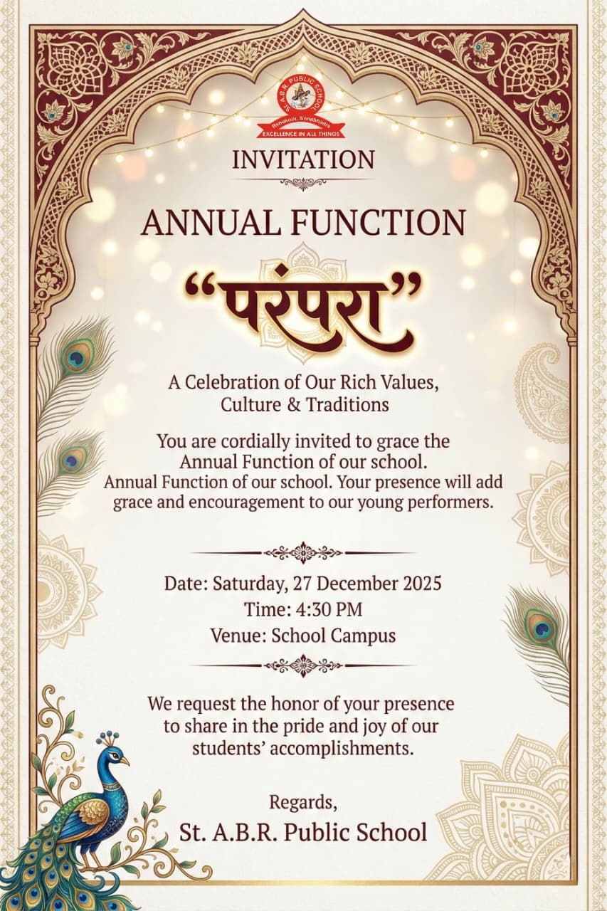 Anual Function Invitation